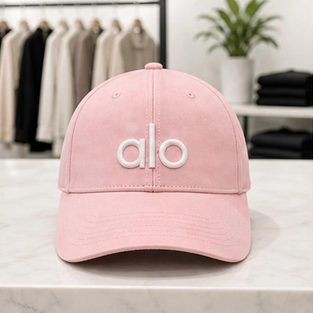 ALO Yoga Pink Boutique Baseball Cap Hat NWT